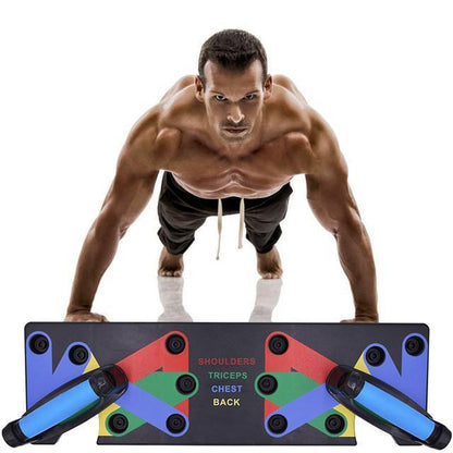 Coded Push Up Board – Color-Guided Chest, Shoulder & Tricep Trainer