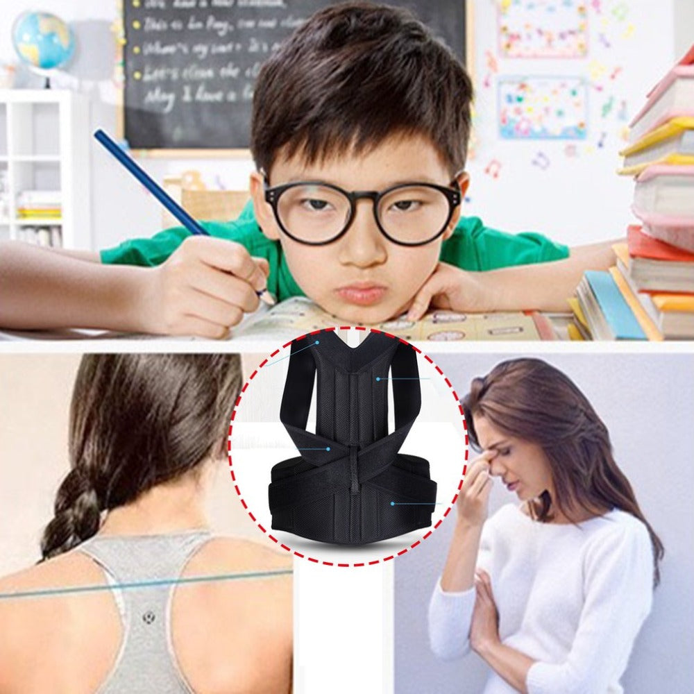 Premium Adult Posture Corrector with Support Board for Back