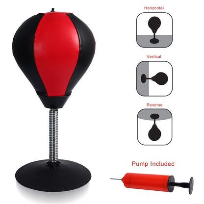 Stress Reliever Mini Punching Bag – Desktop Boxing Bag for Office & Home