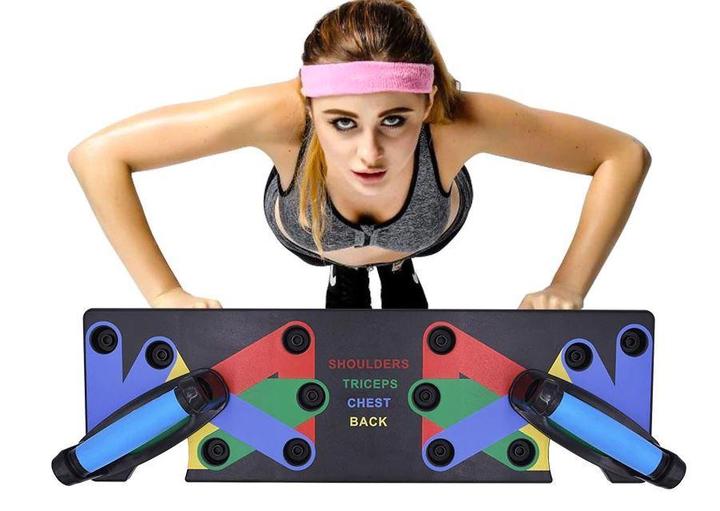 Coded Push Up Board – Color-Guided Chest, Shoulder & Tricep Trainer