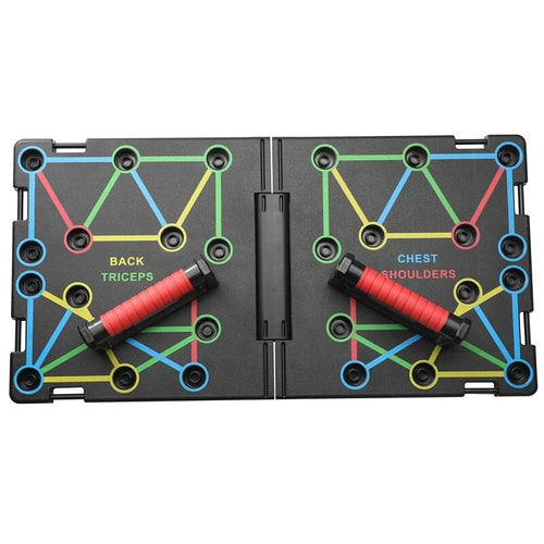 Coded Push Up Board – Color-Guided Chest, Shoulder & Tricep Trainer