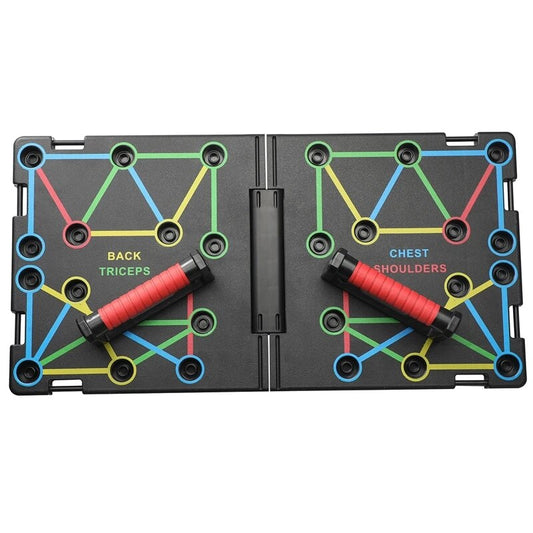 Coded Push Up Board – Color-Guided Chest, Shoulder & Tricep Trainer