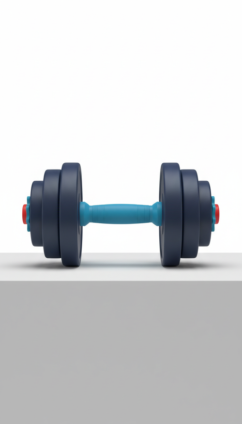 Adjustable Dumbbell with Quick-Shift Dial