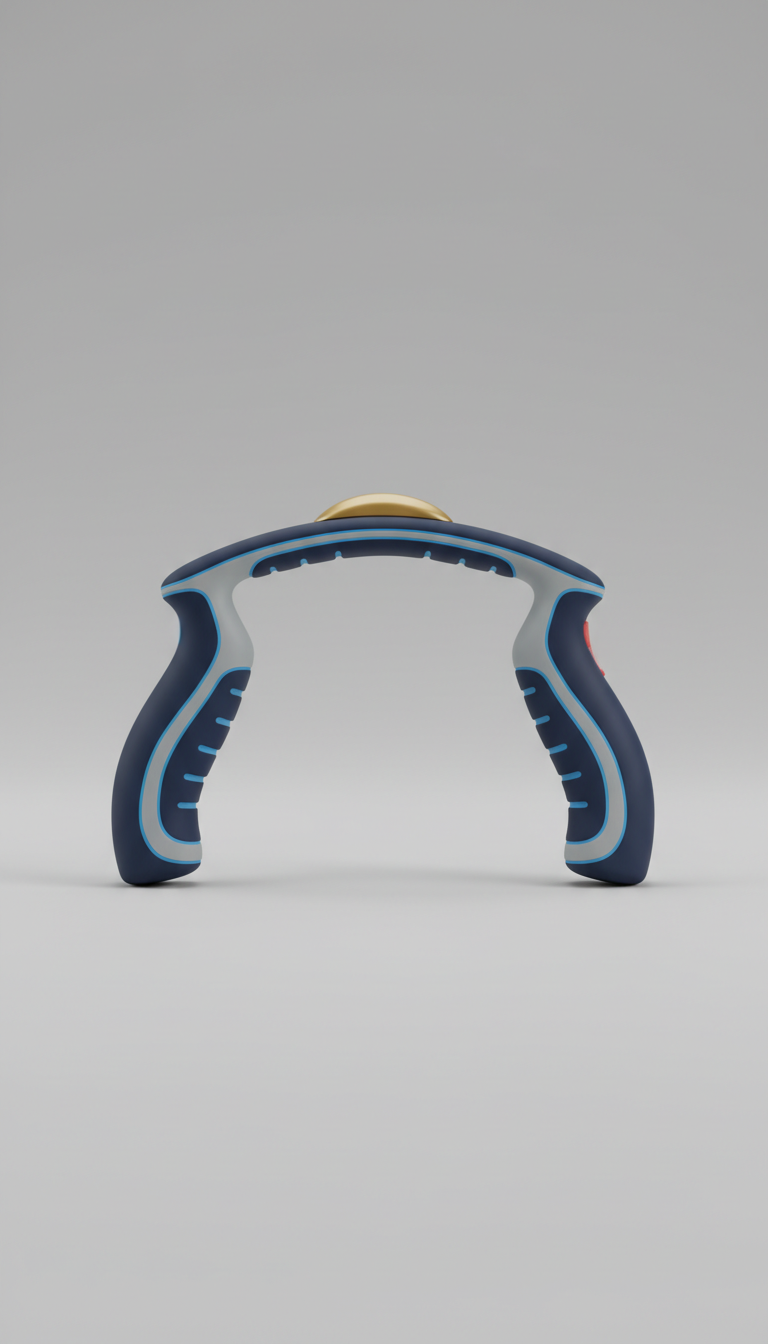 Ergonomic resistance band with reinforced handles