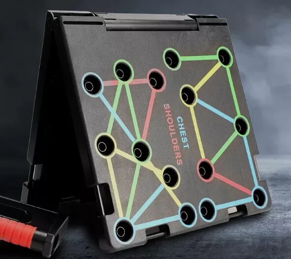 Coded Push Up Board – Color-Guided Chest, Shoulder & Tricep Trainer
