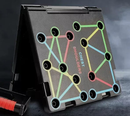 Coded Push Up Board – Color-Guided Chest, Shoulder & Tricep Trainer
