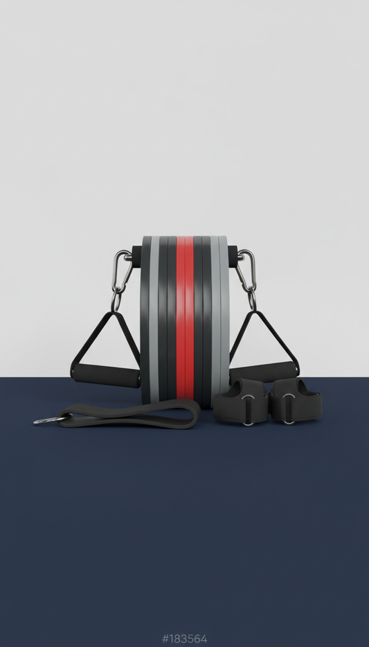 Adjustable Steel Grey Resistance Bands Set
