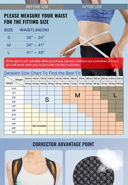Everyday Posture Corrector Back Support Belt