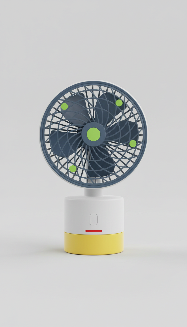 Personal fan with adjustable airflow