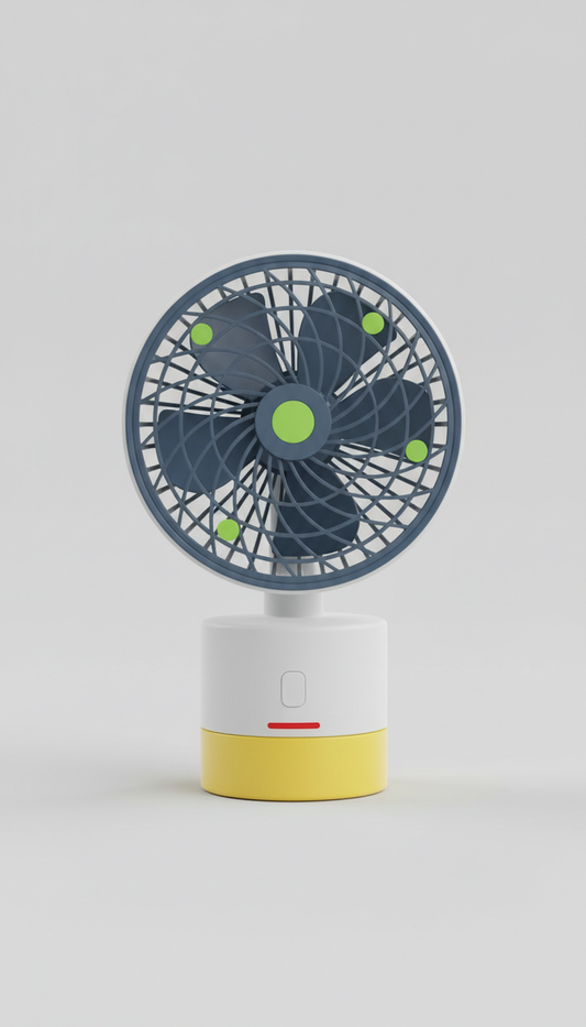 Personal fan with adjustable airflow