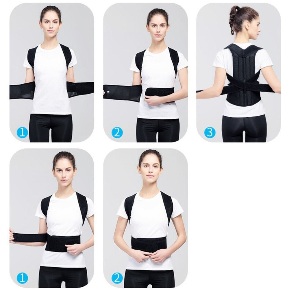 Premium Adult Posture Corrector with Support Board for Back