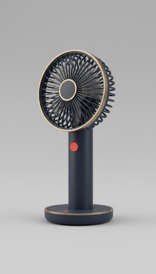 Portable workout fan with adjustable airflow