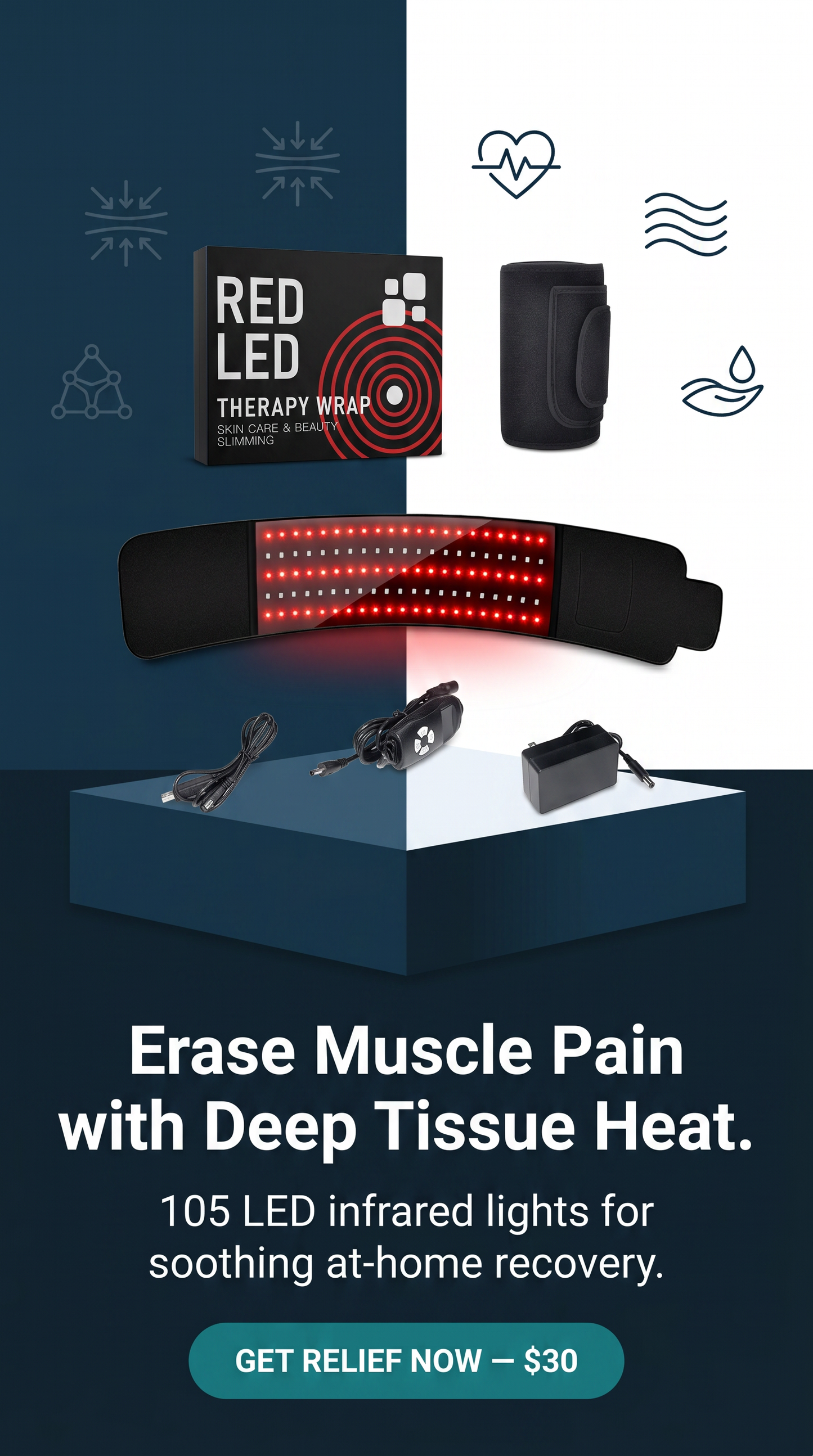 LED Infrared Belt Therapy Device